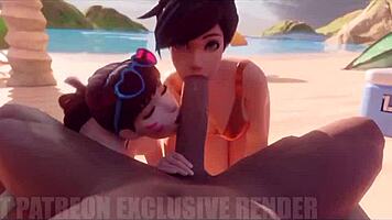 Hot 3D anime porn compilation with sound