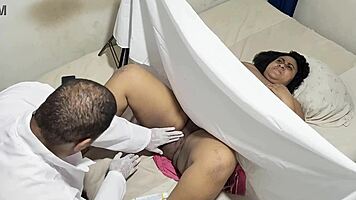 Ginecologista Cheio de Tesão Consulta Gordinha Gostosa BBW em Quarto Íntimo