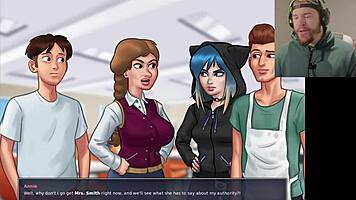 Starting drama with chemistry teacher in summertime saga