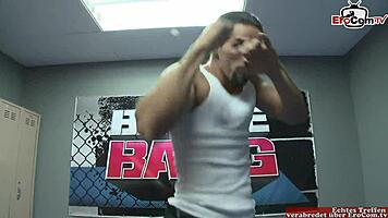 Brunette Girl With Natural Tits Wins Fight Prize