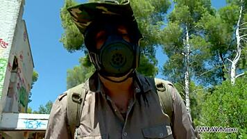 Hot Czech Model Fucks Outdoors for Food