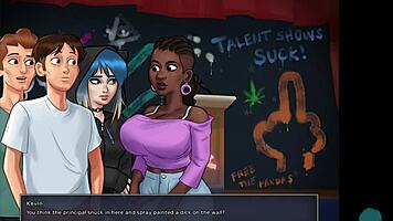 summertime saga episode with sexy super hero