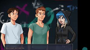 summertime saga episode with sexy super hero