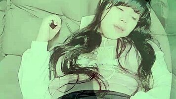 curious teen 18+ masturbating with bunny toy