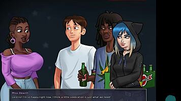 Horny Babe Starts Party Roleplay!