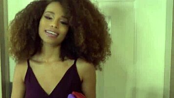 i banged curly ebony on close up pov video...