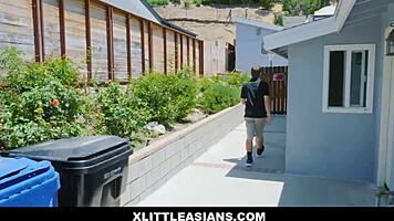 i'm lulu chu, asian teen, getting tutored by michael swayze, but he wants to fuck me