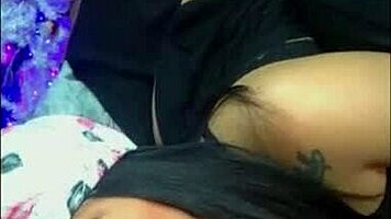 Watch me give my brother a huge blowjob on webcam? He's loving it!