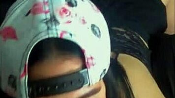 Watch me give my brother a huge blowjob on webcam? He's loving it!