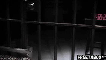 Scared teen Eliza Jane takes Ryan Drillers cock in prison roleplay