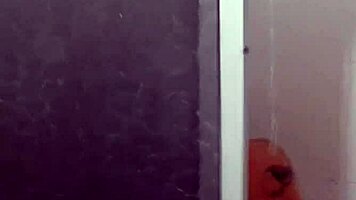 spying on stepsister's big latina ass in shower