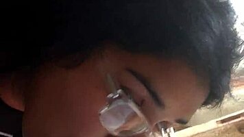 Allyson Knows How To Swallow Billy's Hard Cock!