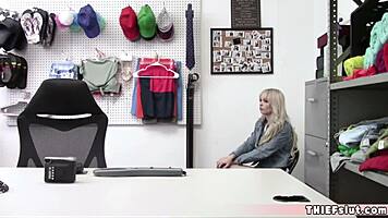 i watch this pretty blonde businesswoman get rough fucked bent over