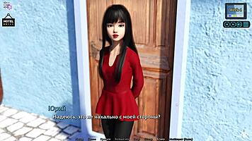 Blonde slut rides cock in cowgirl position during complete gameplay