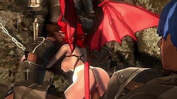 Succubus and Knights in Wild 3D Hentai Gangbang Uncensored 4K 60FPS