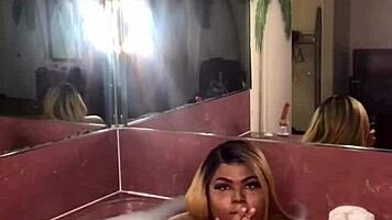 Zaharii Plays with Herself in the Hot Tub Jacuzzi!