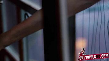 kylie le beau spying on karlee grey and jillian janson 😏