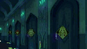 Wanderer encounters a broken bed in this gameplay segment