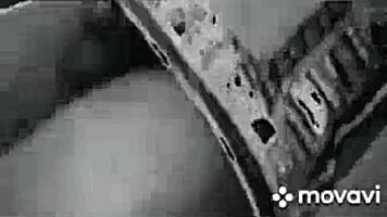 African american teen scratches her ass intriguingly