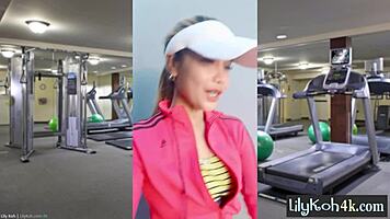 Petite Asian Teen 18+ Lily Koh Performs Solo Pussy Fucking For Her Kinky Viewers