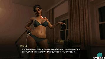 College Teen's Voluptuous Boobs Bound in Horny POV Game