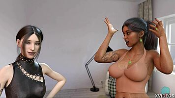 College Teen's Voluptuous Boobs Bound in Horny POV Game