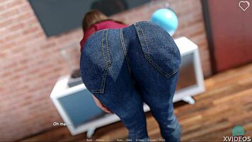 neighbour milf plays game with teen in off the record series