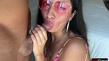 foreigner lures russian girl into room for intense outdoor fucking and facial cumshot