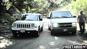 petite blonde haley reed moans, double vaginal creampie feels so wild!