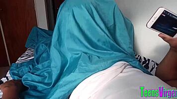 Petite Latina Babe Assfucks Uncle While Hiding From Sister