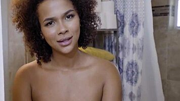 i had a quick fuck with my slutty ebony step sister alina ali, riding her big ass