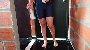 hermanastra en medias follada duro