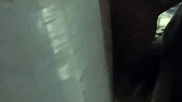 Intense interracial cumshot on college teen's big natural asian tits