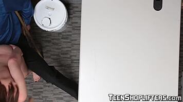 young hottie veronica vega feels intense pleasure from pussy banging for shoplifting