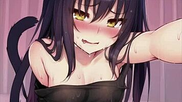 Hentai girls relax with sucking and kissing