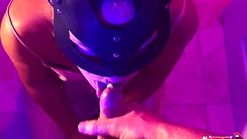 pov stepsister sucks brother's big cock and swallows!