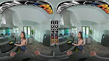 Breakfast turns intimate with girlfriend Sera Ryder virtually