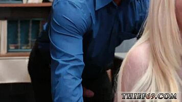 Police And Inmate Fuck Attempted Thief Bitch