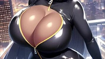 spy girl with giant tits gets arrested part 1