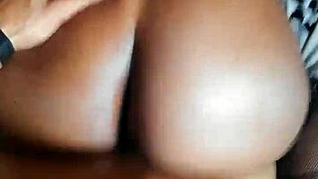 Naughty big booty teen fucks neighbor with blowjob and assfucking 😈