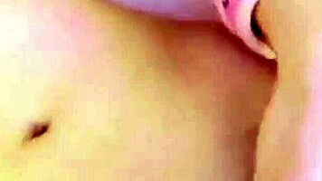 Blonde Amateur Performs Homemade Masturbation and Handjob Session.