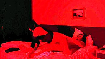 Teen 18+ watches horror movie and gives cum in mouth