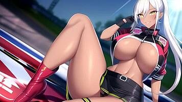 Racing Girls AI Hentai Compilation