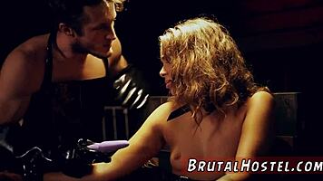 rough anal latex threesome slams hard with no waiting for taxis