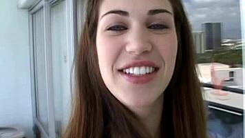 Lovely Cute Girl In Bikini Blowjob