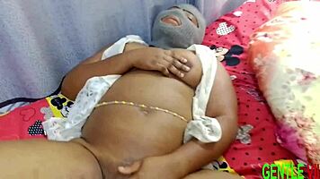 hey, she's caught masturbating by her tenant and dives into hardcore sex