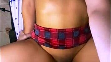 stepdaughter felt uncomfortable at first but after foreplay her tight wet pussy craved penetration