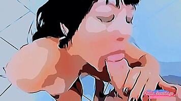 Nephew cums twice in aunt's mouth!