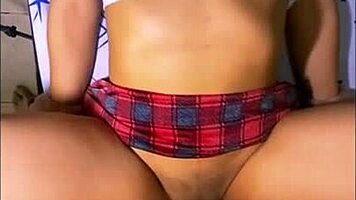 stepdaughter felt uncomfortable at first but after foreplay her tight wet pussy craved penetration