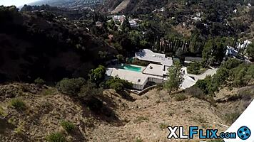 she's a naughty teen getting throated before spreading her legs